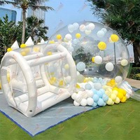 Tente gonflable Zhenmei 4 Mtr Bubble Balloon House pour les fêtes Garantie 1 an avec pompe incluse