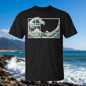 Camiseta The Great Fibonacci Wave Off Kanagawa - Product Image 3