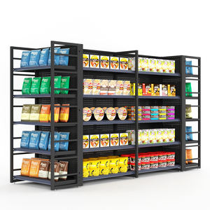 Étagère de présentation en acier robuste pour la vente au détail, rayonnage métallique pour supermarché, présentoir pour épicerie - Product Image 6