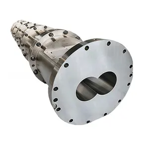 New design segmented screw barrel for feed twin screw bulking machine