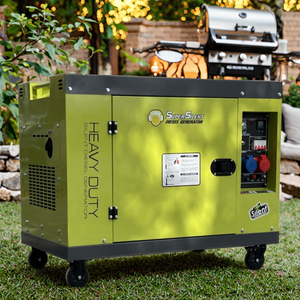 เครื่องกำเนิดไฟฟ้าดีเซลแบบเงียบ 5KW ระบายความร้อนด้วยอากาศ ประหยัดน้ำมัน พร้อมระบบสตาร์ทไฟฟ้า เหมาะสำหรับบ้าน ธุรกิจขนาดเล็ก ระบบ ATS สวิตช์อัตโนมัติ - Product Image 3