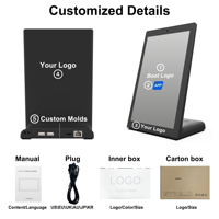 Tablette Android 11 en forme de L OEM de 8 pouces avec écran tactile GMS 2 + 16 Go pour restaurant à usage professionnel, commande de reconnaissance faciale