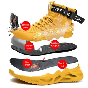 Soudeur en acier orteil travail hommes femmes travail industriel Construction travail chaussure chaussures de sécurité hommes - Product Image 3