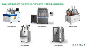 3 ejes vacío en línea AB 2K dos componentes resina epoxi líquida pu dispensador automático de pegamento mezcla máquina de llenado de macetas robot - Product Image 5