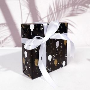 Wholesale 80g Birthday Golden Brush Art <b>Paper</b> <b>Tissue</b> 43*300cm Gift Luxury Custom Packaging Wrapping <b>Paper</b> Roll - Product Image 6