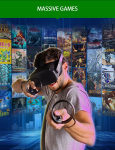 Visualizzazione giochi produttore parco divertimenti giochi di realtà virtuale Arcade gioco di tiro 9D Vr simulatore VR Star Space - Product Image 5