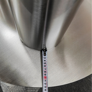 <span class=keywords><strong>Tavolino</strong></span> da Caffè Moderno <span class=keywords><strong>Rotondo</strong></span> Quadrato Anti-Impronta in Acciaio Inossidabile, Tavolo d'Accento dal Design Elegante in Metallo per Interni Contemporanei - Product Image 6