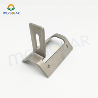 Pince de toit autoportante d'installation de Structure solaire, fixation trapézoïdale personnalisée, pince SUS304