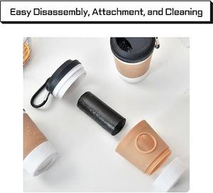 ที่เก็บถุงเก็บอุจจาระสุนัขแบบมีสไตล์ Huamaohengchun สำหรับสายจูง ดึงง่ายและคลิปหนีบสะดวก น้ำหนักเบา เหมาะสำหรับสายจูงแบบยืดหดได้ - Product Image 3