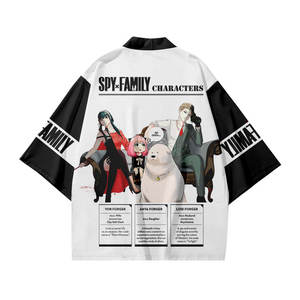 ชุดคอสเพลย์ 5 สไตล์ จากอนิเมะ <span class=keywords><strong>Spy</strong></span> <span class=keywords><strong>x</strong></span> <span class=keywords><strong>Family</strong></span> ตัวละคร Twilight Anya Forger และ Yor Forger สำหรับงานปาร์ตี้ ชุดคลุมสไตล์ญี่ปุ่นแบบฮาโอริ คิโมโน - Product Image 3