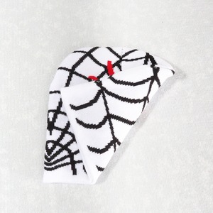 Bonnet unisexe en tricot jacquard toile d'araignée pour Halloween, chaud pour l'hiver, style Y2K, casquette de <span class=keywords><strong>skate</strong></span> en tricot - Product Image 5