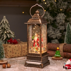 โคมไฟคริสมาสต์วินเทจ, ตู้โทรศัพท์แบบหมุนปรับแต่งได้ - Product Image 1