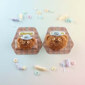 Diadema de Peluche Corta Tim Bear con Relleno de Algodón PP, Tela Súper Suave para Lavar la Cara y Maquillarse a las <span class=keywords><strong>Niñas</strong></span>, Lindos Accesorios Infantiles - Product Image 6