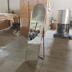 Heap-Espejo largo <span class=keywords><strong>de</strong></span> aluminio cepillado con soporte, 40x150 50x165 60x180, longitud completa - Product Image 6