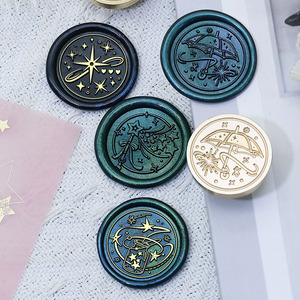 Best Price Starry Sky Series Midsummer Night's Dream <strong>Meteor</strong> Wax Seal Stamp Head - Product Image 2