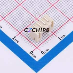 HCZZ0295-4 Wire-to-Board Pin Header Bent Lead Through Hole,P=2mm Connector 1x4P 2mm Right Angle Insert PH - Product Image 2