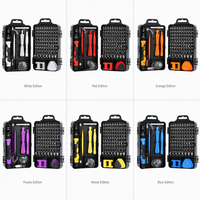 Kit de tournevis magnétique de précision 115 en 1, mini-tournevis, outils de réparation pour téléphone portable, iPad, appareil photo, tablette, PC, montre