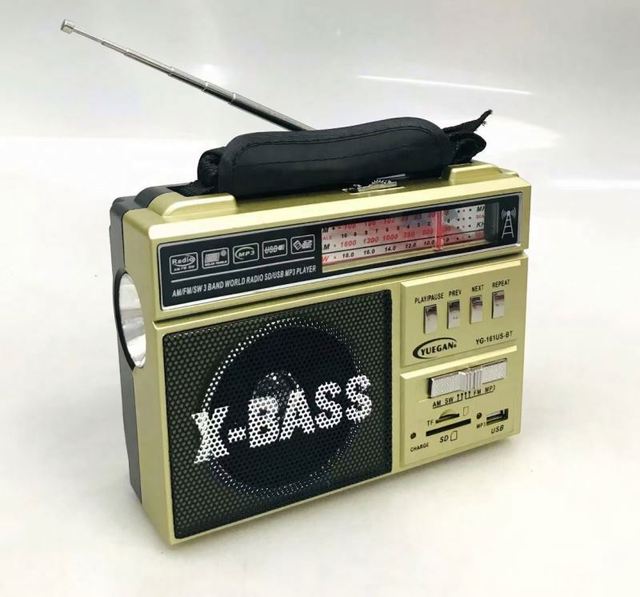YUEGAN YG-161US-BT Fm Portable Radio With Usb Retro Boombox Solar Antique 2023 Best Seller Radio