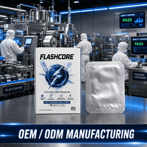Film oral à dissolution rapide pour hommes OEM, ultra-fin (<1 mm), boost d'énergie instantané et soutien immunitaire, marque privée disponible - Product Image 3