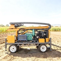 Machine de forage de puits d'eau de 150m, 250m, 300m de profondeur, machine de forage de trous d'eau haute puissance