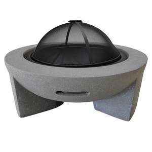 Table de cheminée de jardin en acier Foyer rond en béton avec poêle à éthanol sans fumée <span class=keywords><strong>Bio</strong></span> <span class=keywords><strong>Ethanol</strong></span> Fuel pour la cuisine Camping - Product Image 1