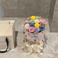 Bouquet de savon artisanal transfrontalier, roses éternelles, exquis, de niche, moderne, livraison rapide, Saint-Valentin, à offrir à sa petite amie