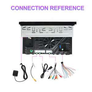 Autoradio Android 1DIN 6,9 pouces, navigation GPS, lecteur BT USB, prise en charge du CarPlay sans fil, Android <span class=keywords><strong>Auto</strong></span>, <span class=keywords><strong>FM</strong></span>/RDS, EQ DSP - Product Image 2