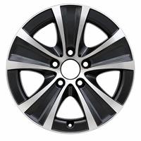 Jantes en alliage d'aluminium AL 18 pouces 5x112, design multi-rayons en maille, noir brillant, vente flash pour Mercedes Benz, adaptable à une large gamme de véhicules