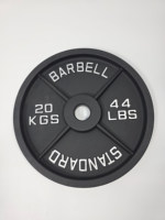 Technologie de frappe directe, rebond minimal pour un levage olympique sécurisé de 5 à 25 kg, diamètre standard de 450 mm, trou central de 50 mm.