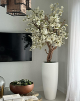 Arbre à fleurs de cerisier artificiel fait main, écologique et durable, pour la remise des diplômes, la fête des pères, la décoration intérieure, plante en pot, bonsaï