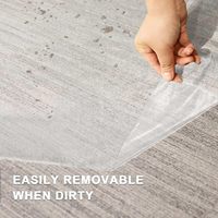 Livraison rapide Duty PE Soft Glossy Film de protection de surface collante étanche à l'humidité pour tapis d'escalier Floor Runner-Blow Molding