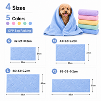 Toalla de Secado para Mascotas Clean Cham PVA Chamois, Multicolor, Suave, Absorbente y Reutilizable, en Tubo Portátil para Perros y Gatos