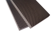 JULI 3k 100% Batang Serat Karbon Penuh Twill Matte Polos Mengkilap Ukuran Kustom Ketebalan 2mm 150-200 Carrier Chemical Activator