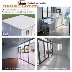 Casa contenedor modular prefabricada, 4 dormitorios, cafetería extensible plegable, uso en Hotel - Product Image 3