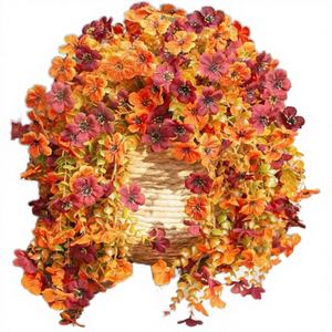 HyeFlora <span class=keywords><strong>Flores</strong></span> <span class=keywords><strong>de</strong></span> Margarita Artificiales Realistas <span class=keywords><strong>de</strong></span> Seda, Decoración Colgante <span class=keywords><strong>de</strong></span> <span class=keywords><strong>Otoño</strong></span>, 2 Piezas, Hechas a Mano para Porche, Patio, <span class=keywords><strong>Balcón</strong></span>, Jardín - Product Image 3