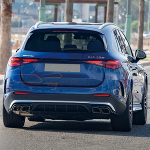 Accessoires de pare-chocs de voiture Diffuseur arrière BENZ X254 <span class=keywords><strong>GLC</strong></span> Upgrade <span class=keywords><strong>63</strong></span> <span class=keywords><strong>AMG</strong></span> avec tuyau pour <span class=keywords><strong>2023</strong></span> +. - Product Image 6