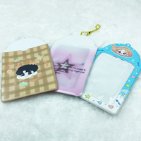 Sublimation de luxe souple Pvc Anime Kpop porte-cartes en plastique porte-cartes d'identité personnalisation porte-cartes entraîneur