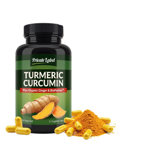 Cápsulas de curcumina de suplementos dietéticos OEM/ODM, gomitas de curcumina de cúrcuma con jengibre y pimienta negra, Etiqueta Privada