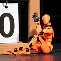 Jouet robot 3D articulé en plastique à 13 points, mannequin, jouet anti-stress et de décompression pour enfants autistes et TDAH