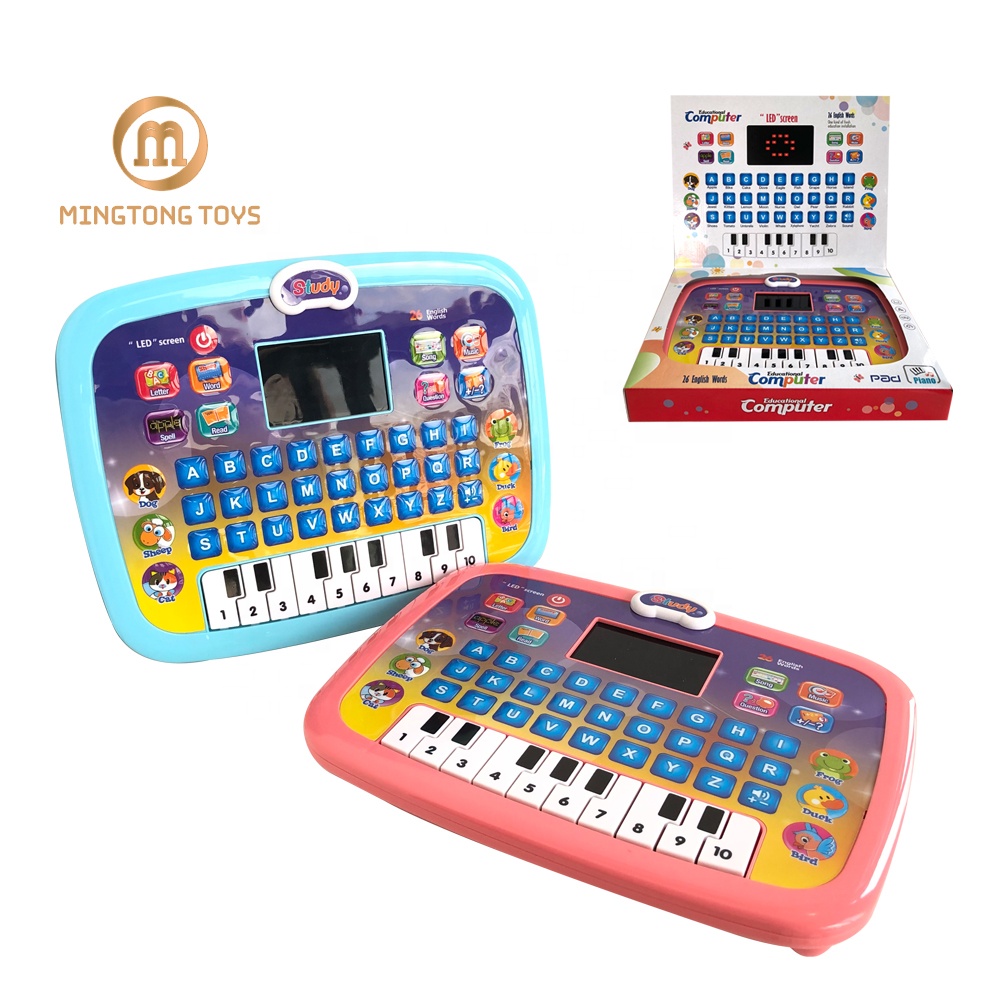 Планшет развивающий для детей, умный портативный ноутбук с поддержкой языка, обучающая машинка