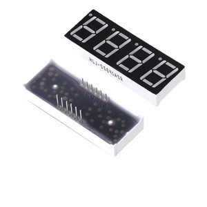 จอแสดงผล LED 4 หลัก ขนาด 0.56 นิ้ว รุ่น 5641, ขั้วบวก/ขั้วลบแบบทั่วไป, แสงสีแดง ขาว น้ำเงิน สำหรับเครื่องมือวัดในอุตสาหกรรม - Product Image 1