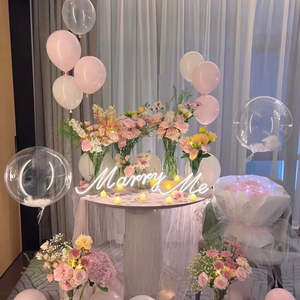 Enseigne néon personnalisée décorative de haute qualité douce personnalisée veux-tu m'épouser vente en gros laisse rester enseigne au néon pour la fête - Product Image 6