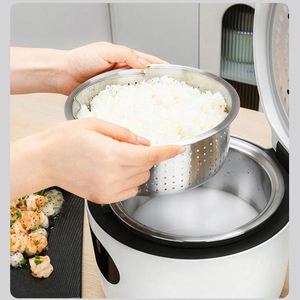 Cuisinière à riz numérique mini 3L, faible teneur en sucre, écran tactile, cuve en acier inoxydable, petite cuisinière à riz saine - Product Image 5