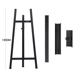 ขาตั้งสำหรับสตูดิโอโลหะการแสดงโฆษณาตั้งพื้นขนาดใหญ่สีดำแบบกำหนดเองสำหรับงานแต่งงานร่วมสมัย - Product Image 2