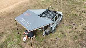 Chine Usine <span class=keywords><strong>Pas</strong></span> <span class=keywords><strong>Cher</strong></span> Prix <span class=keywords><strong>4x4</strong></span> 4wd Offroad Camping Aluminium Heavy Duty Hard Shell 270 Degrés Auvent <span class=keywords><strong>Tente</strong></span> - Product Image 2