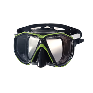 Máscara de Buceo de Doble Lente para PC, Nueva Moda, Venta Caliente OEM, con Lentes de Vidrio Templado, Antiderrames, Vista Panorámica de 180°, Cómoda para Adultos - Product Image 1