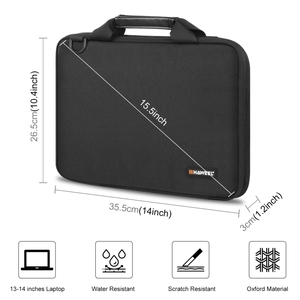 HAWEEL 13,0 pulgadas-14,0 pulgadas Maletín Crossbody Laptop Bag para Macbook <span class=keywords><strong>Lenovo</strong></span> <span class=keywords><strong>Thinkpad</strong></span> ASUS HP - Product Image 2