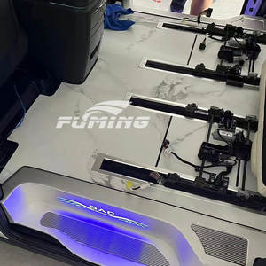 Trumpchi <span class=keywords><strong>Master</strong></span> M8E9 iç döşeme için GAC MOTOR katı ahşap pedallar dayanıklı alüminyum paspas ile yükseltme - Product Image 2