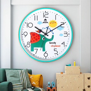 Đồng hồ treo tường hoạt hình 2389k phòng ngủ trẻ em phòng khách Đồng hồ treo tường sáng tạo - Product Image 2