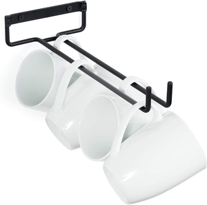 Montage mural sous le meuble support de <span class=keywords><strong>verres</strong></span> <span class=keywords><strong>à</strong></span> vin suspendu robuste - Product Image 4